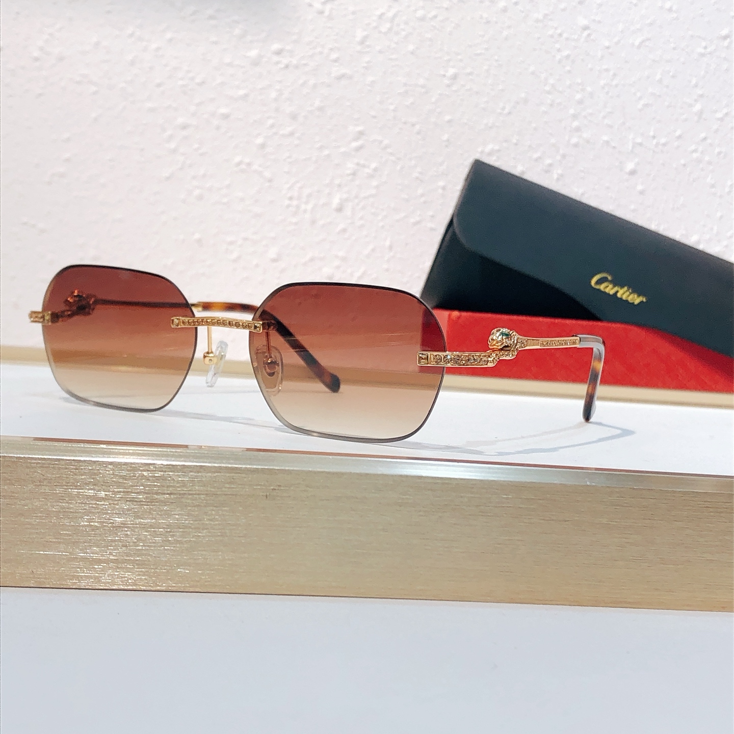 Cartier Cartie* MODEL：CT0726S SIZE:143 1001540，变色1001570