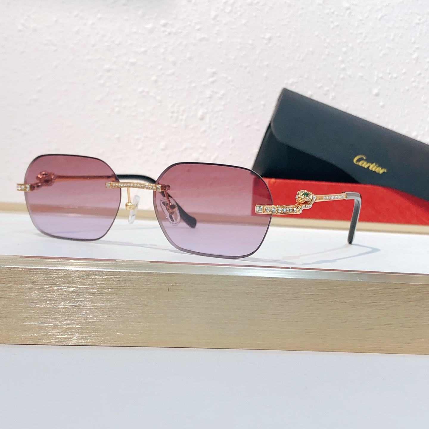 Cartier Cartie* MODEL：CT0726S SIZE:143 1001540，变色1001570