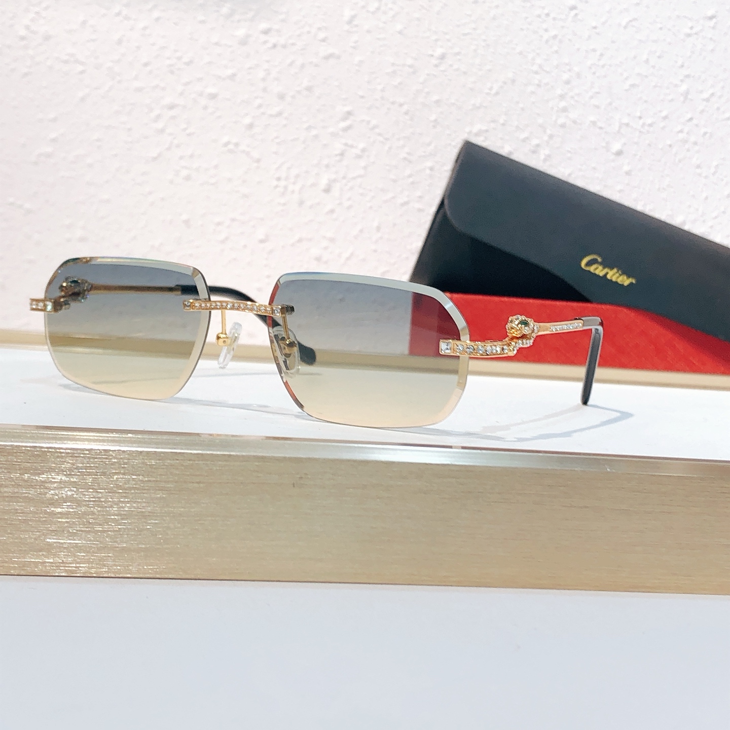 Cartier Cartie* MODEL：CT0727S SIZE:143 1001540，变色1001570