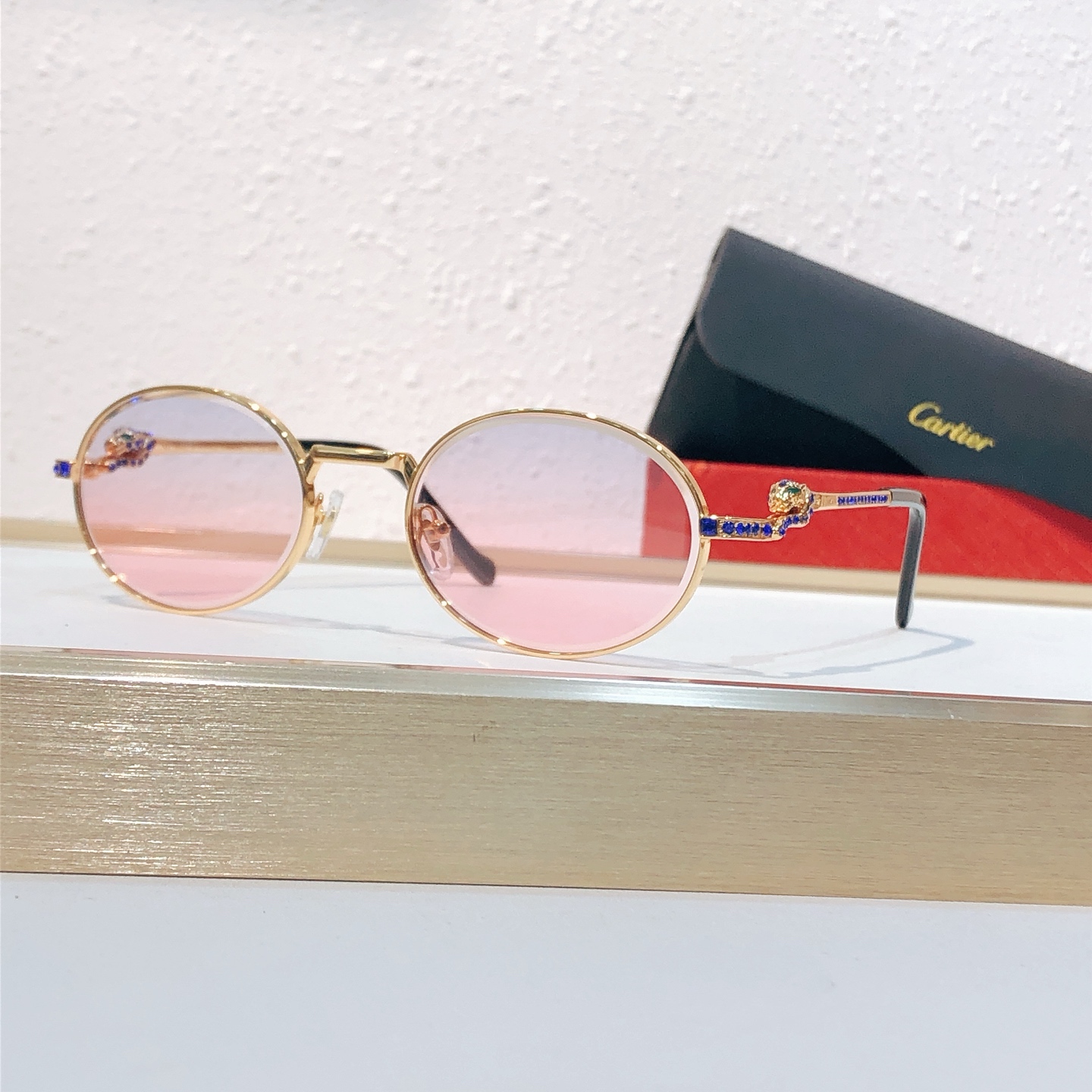 Cartier Cartie* MODEL：CT0729S SIZE:143 1001540，变色1001570