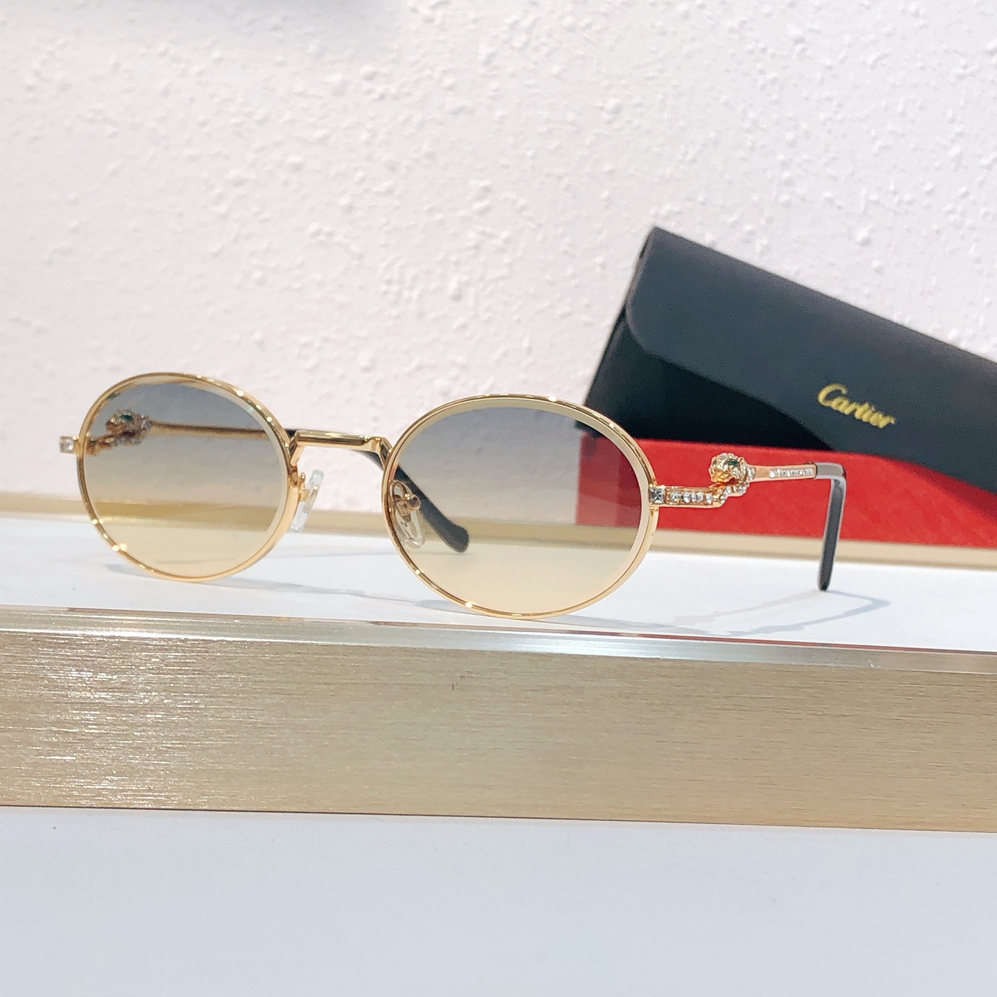 Cartier Cartie* MODEL：CT0729S SIZE:143 1001540，变色1001570