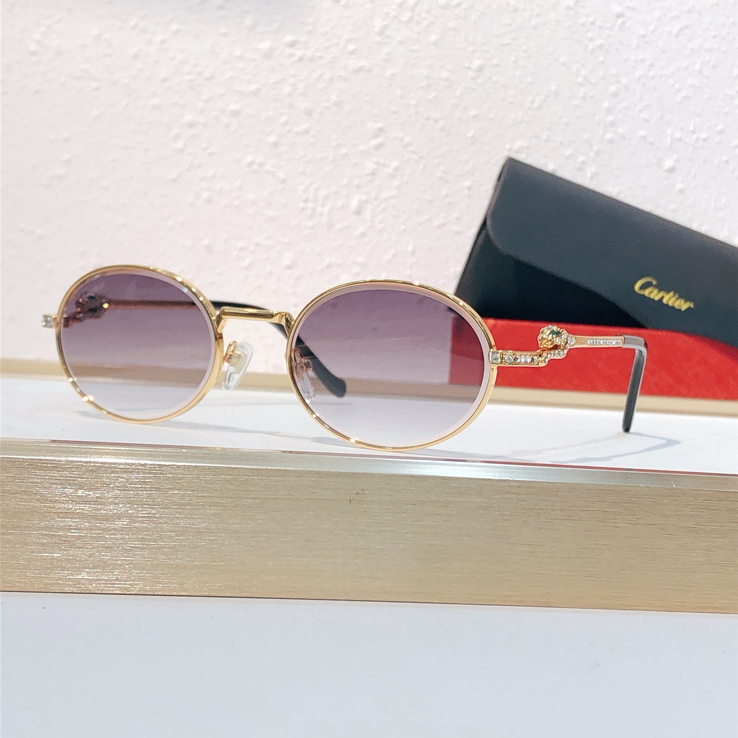 Cartier Cartie* MODEL：CT0729S SIZE:143 1001540，变色1001570