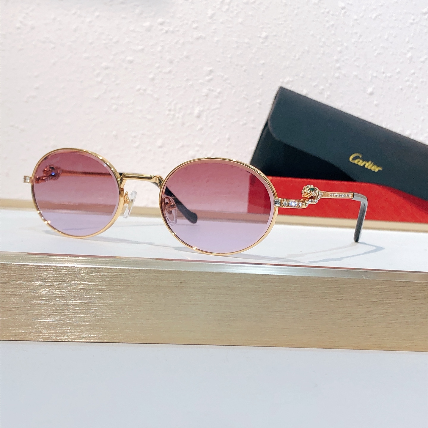Cartier Cartie* MODEL：CT0729S SIZE:143 1001540，变色1001570