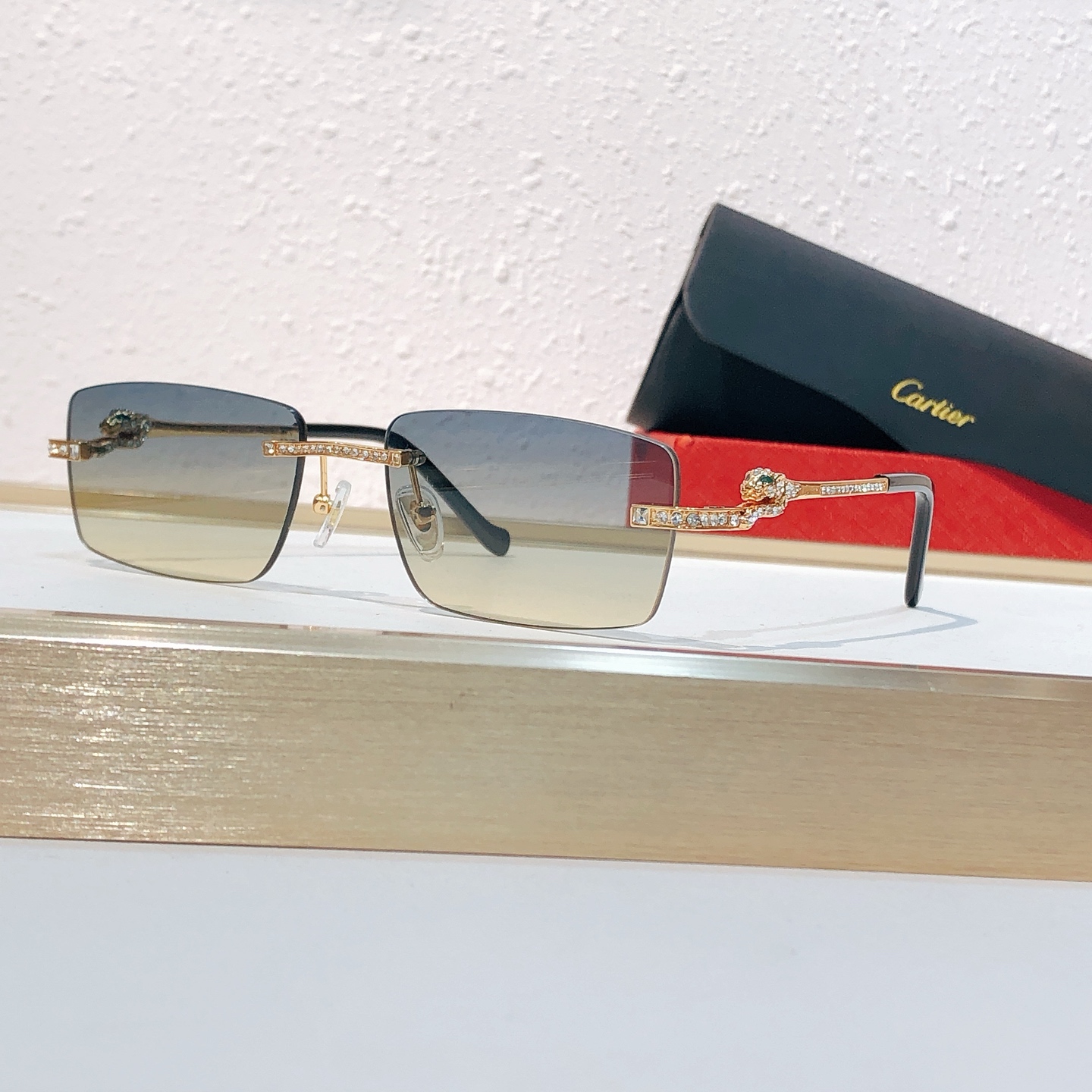 Cartier Cartie* MODEL：CT0725S SIZE:143 1001450，变色1001570