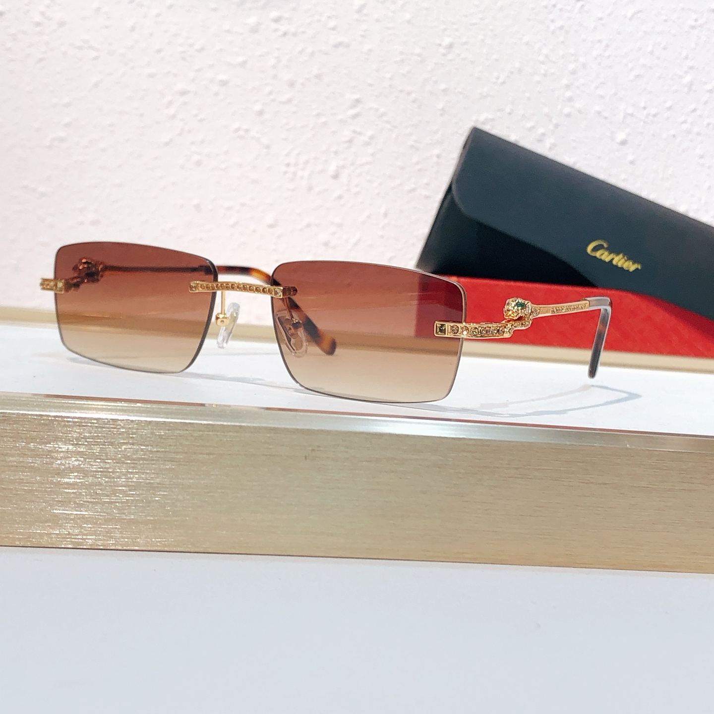 Cartier Cartie* MODEL：CT0725S SIZE:143 1001450，变色1001570