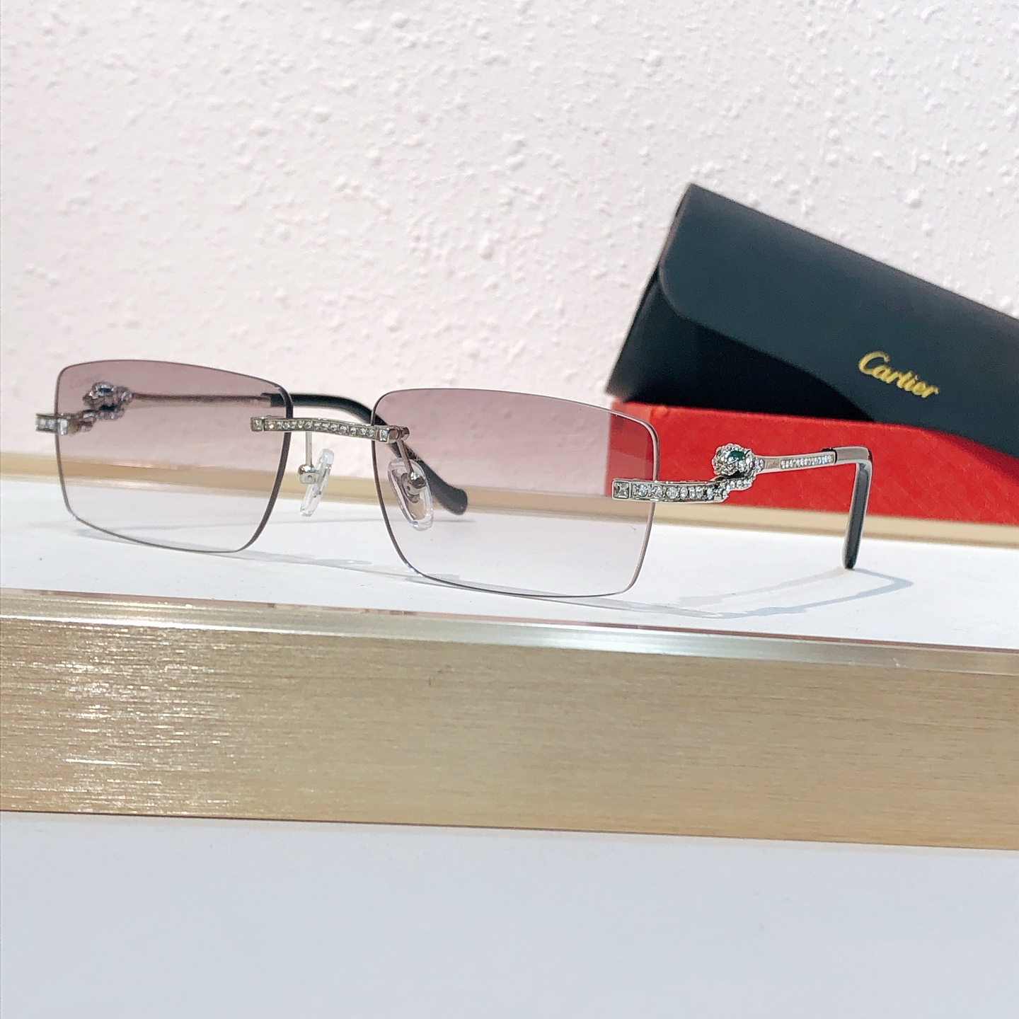 Cartier Cartie* MODEL：CT0725S SIZE:143 1001450，变色1001570