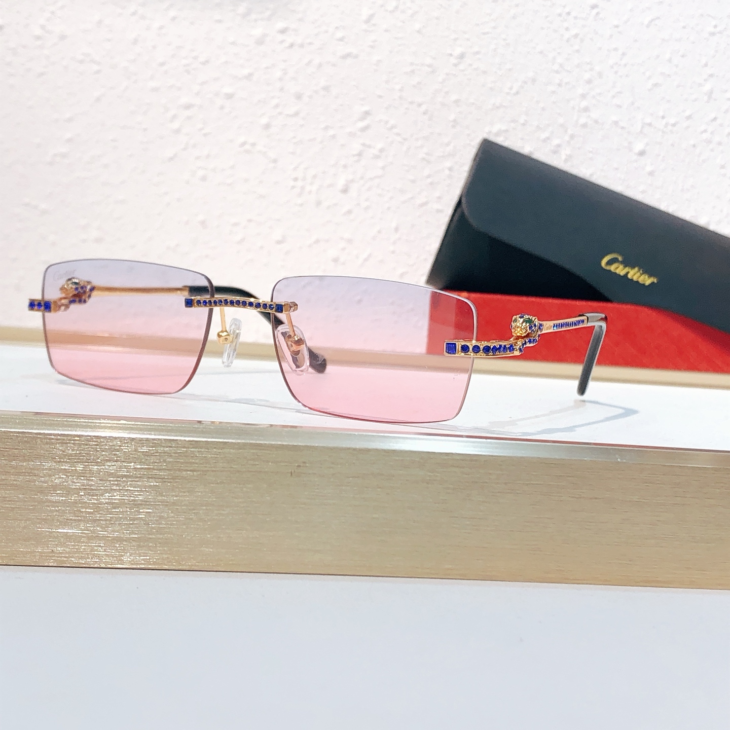 Cartier Cartie* MODEL：CT0725S SIZE:143 1001450，变色1001570