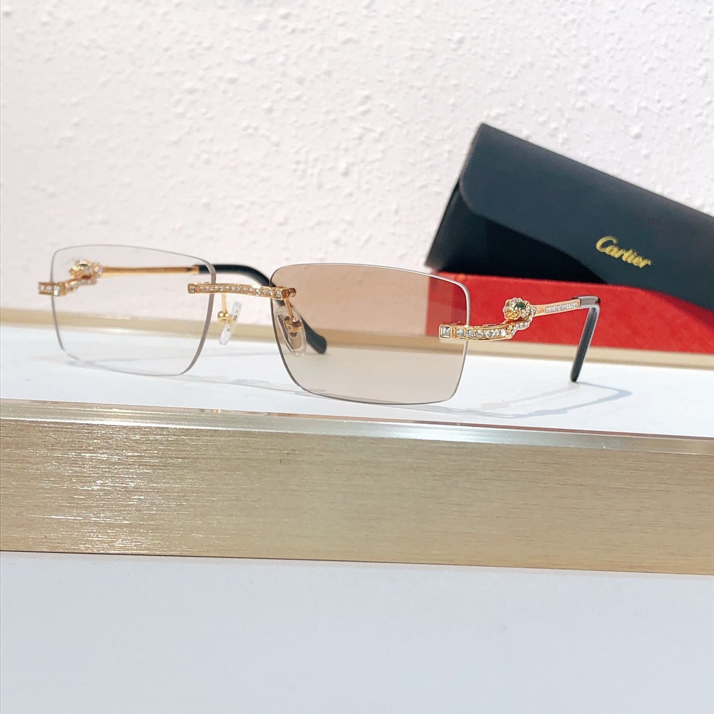 Cartier Cartie* MODEL：CT0725S SIZE:143 1001450，变色1001570
