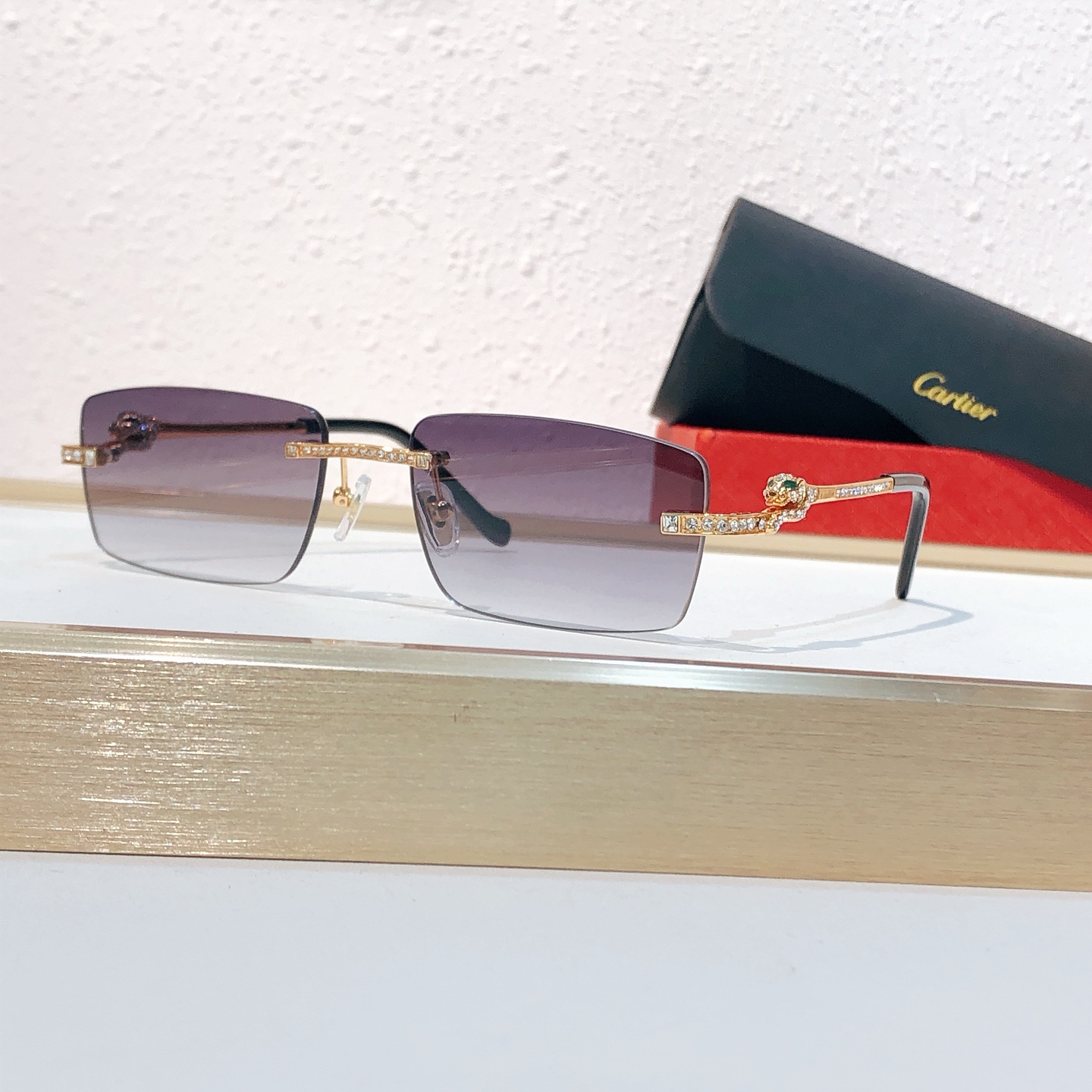 Cartier Cartie* MODEL：CT0725S SIZE:143 1001450，变色1001570