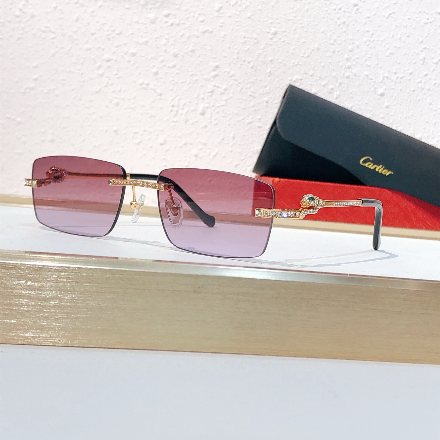 Cartier Cartie* MODEL：CT0725S SIZE:143 1001450，变色1001570