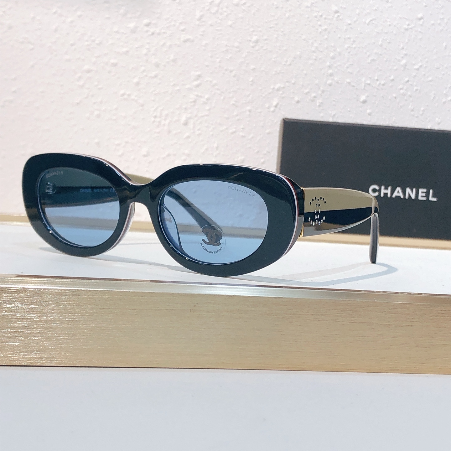 CHANEL新品\nMODEL：CH5562B\nSIZE：53口19-140