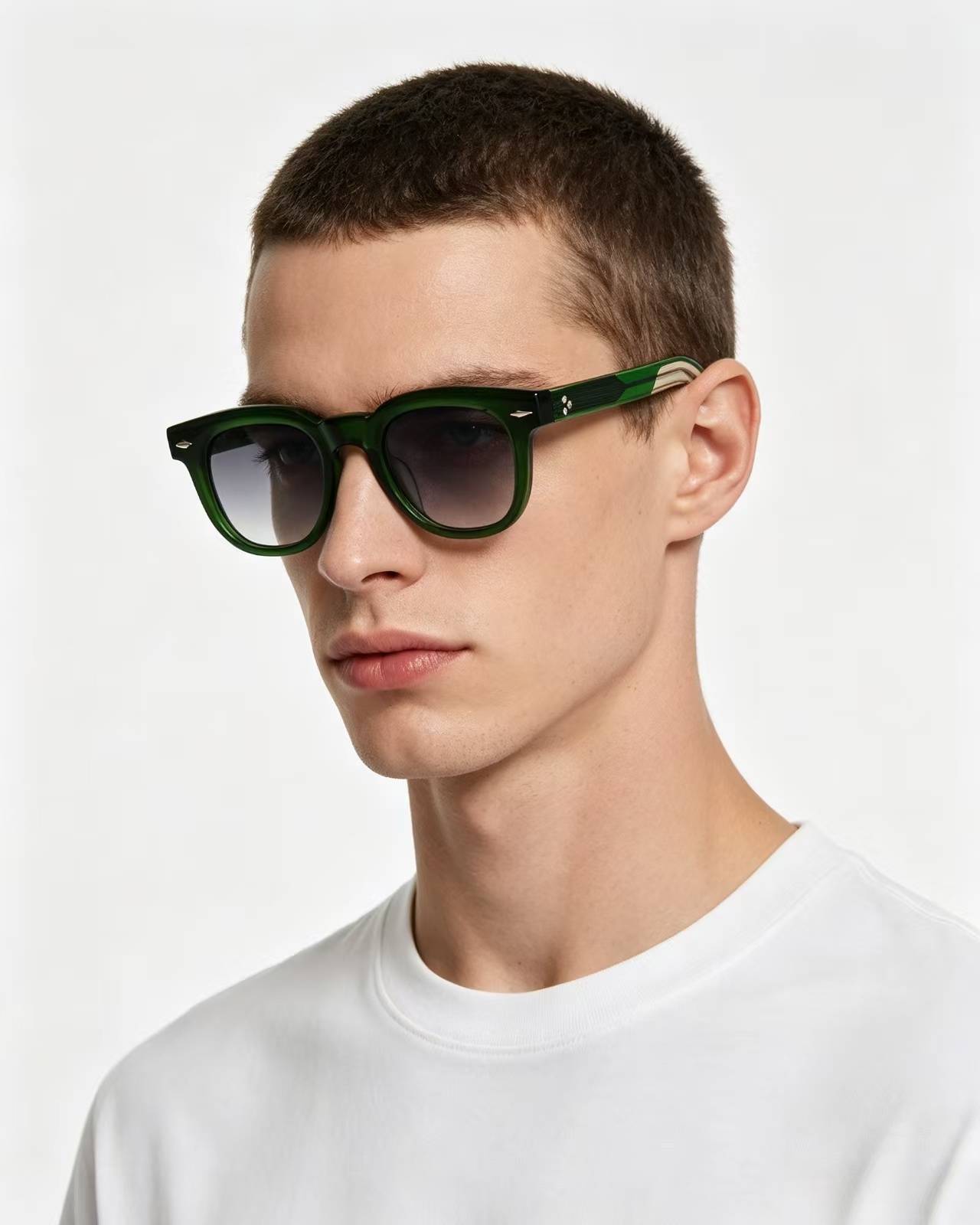 JACQUES MARIE MAGE 日本手工眼镜  MODEL：JAX SIZE:48-23，