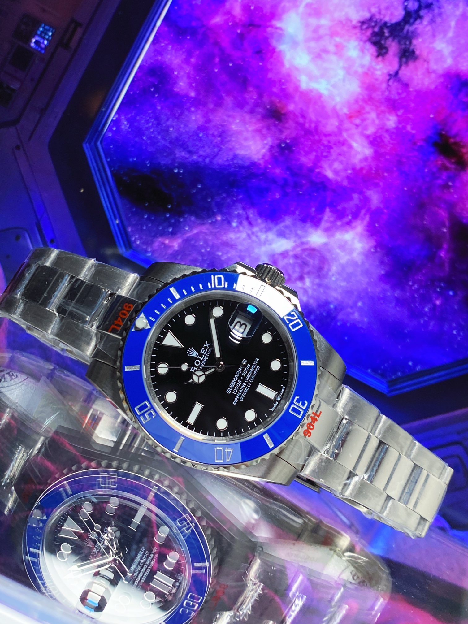 Lote [versión de movimiento Citizen] ROLEX nueva serie Blue Submariner/Sales Aquamariner de segunda generación, lista p…