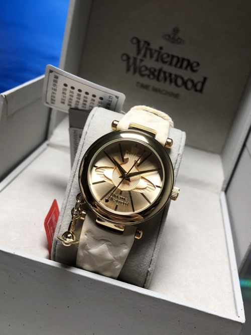 Vivienne Westwood Women's VV006 Quartz Watch with Leather Band 1 Vivienne Westwood Women's VV006 Quartz Watch with Leather Band