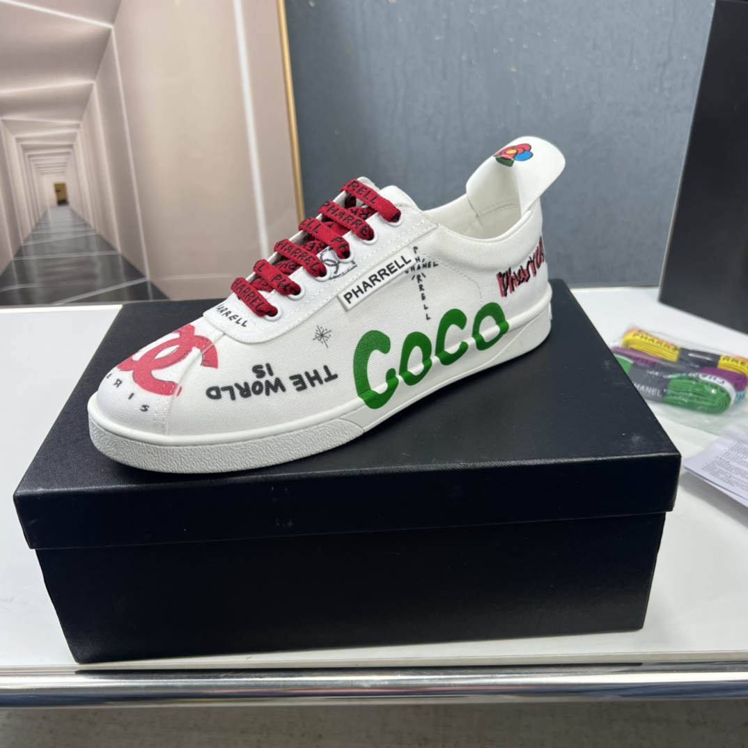 Fábrica Venta caliente de tela [Chanel] para parejas 🔥 💥 Zapatos Feitong de edición limitada Vista previa VIP Zapatos…