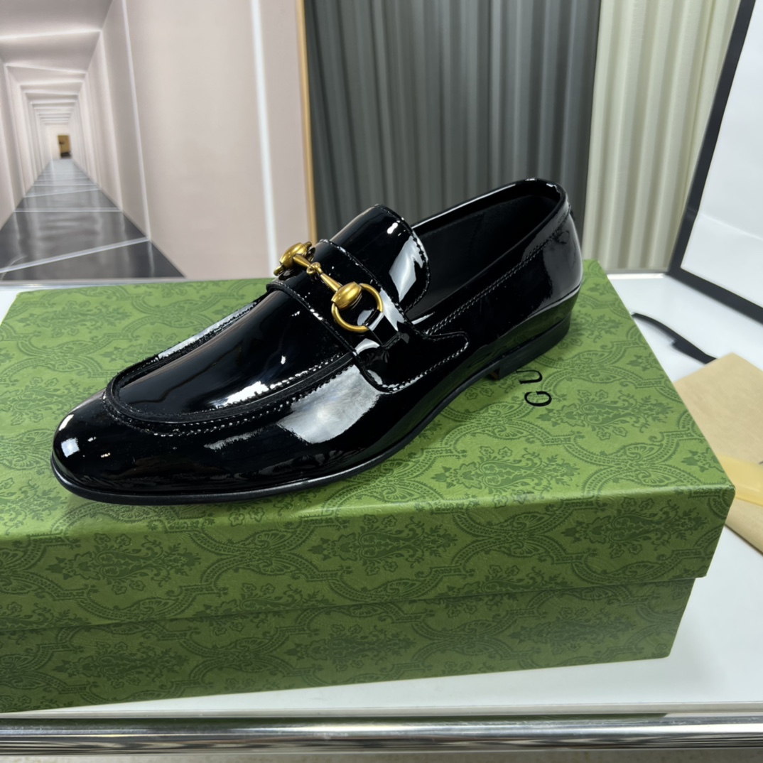 Fábrica productos originales, suela de cuero genuino🔱 ＧＵＣＣＩ——Gucci. Zapatos casual business de piel para hombre, produ…
