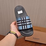 Burberry Shoes Slippers Men Summer Collection Casual