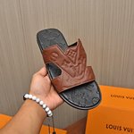 Fake Cheap best online
 Louis Vuitton Shoes Slippers Men Casual