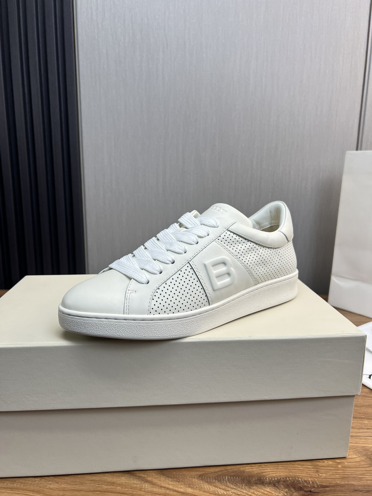Real Bally: nueva serie de productos originales de Bally, envío 1:1👏 Perforación de piel de vaca de alta gama + forro …