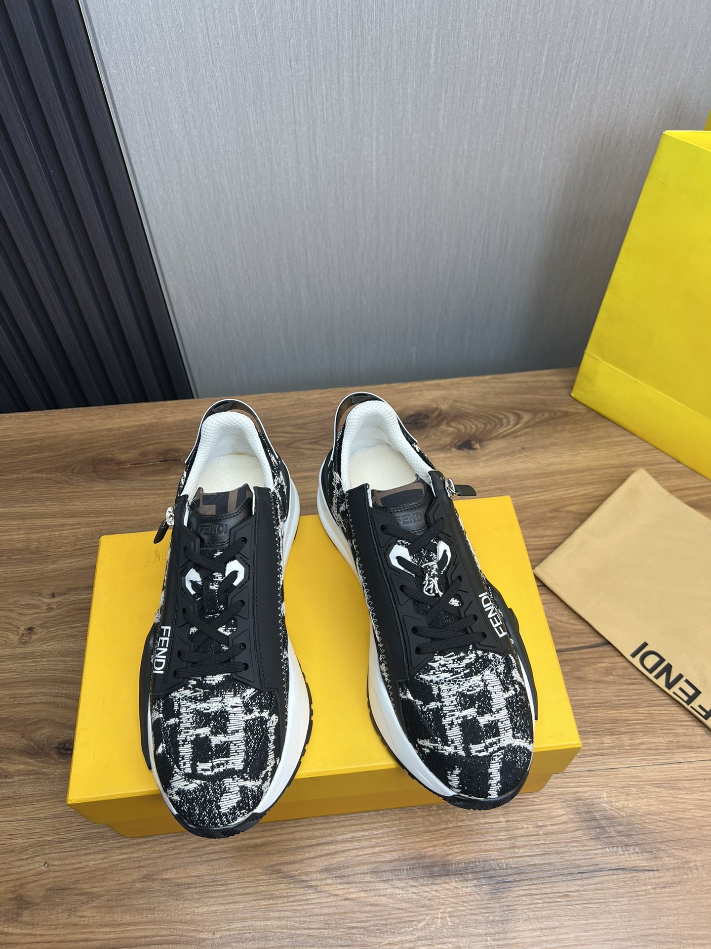 Fendi Men's Fashion Sneakers - Stylish, Lightweight, and Durable - Size 38-44 3 i1726341478 4423 8