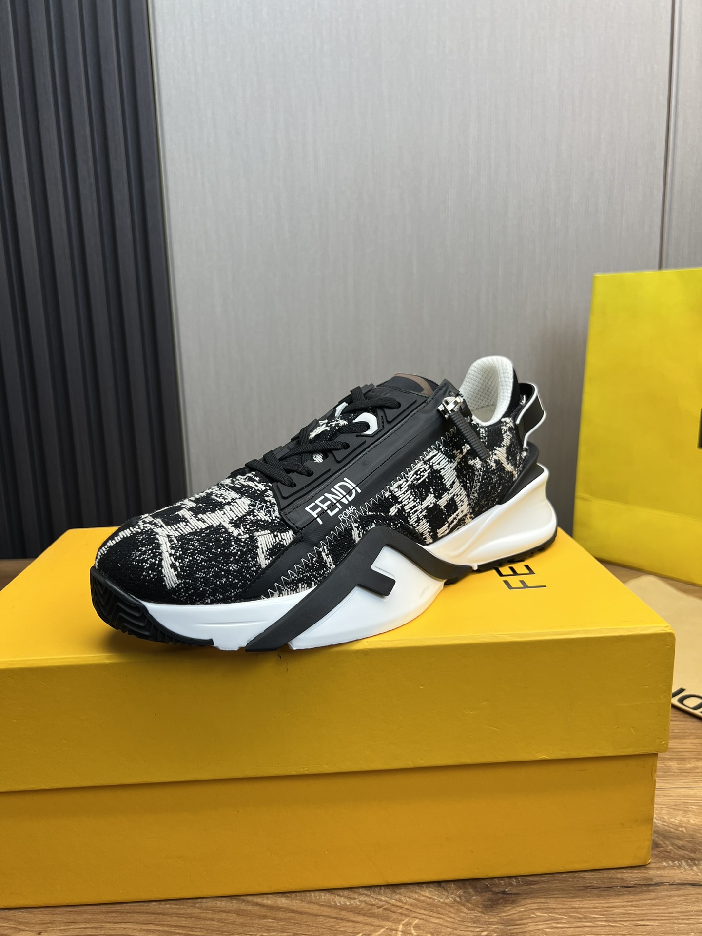 Fendi Men's Fashion Sneakers - Stylish, Lightweight, and Durable - Size 38-44 5 i1726341478 6904 3