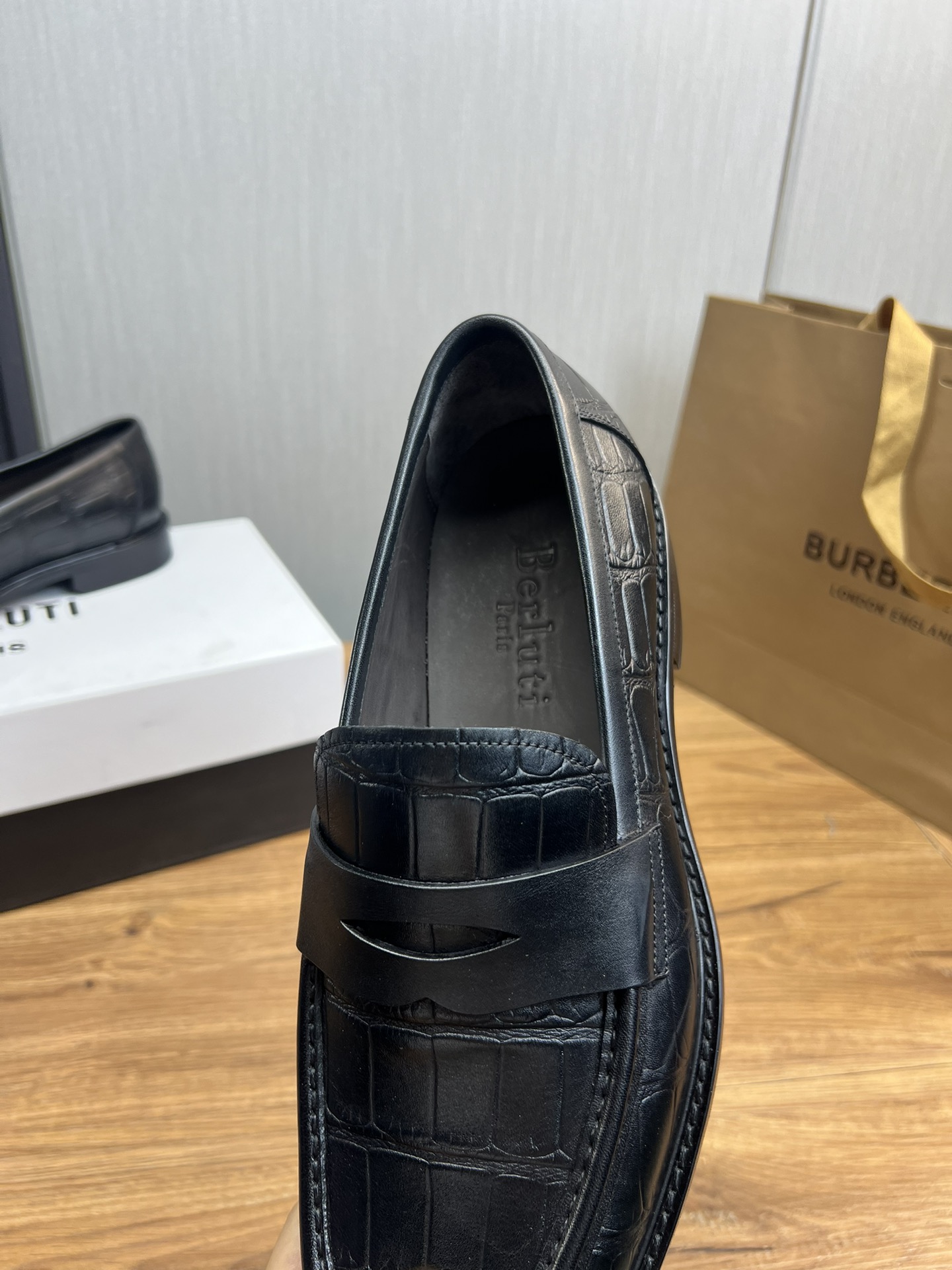 Precio de fábrica 510Berlut* Bruti. Nuevos hombres de color a mano zapatos formales boutique de gama