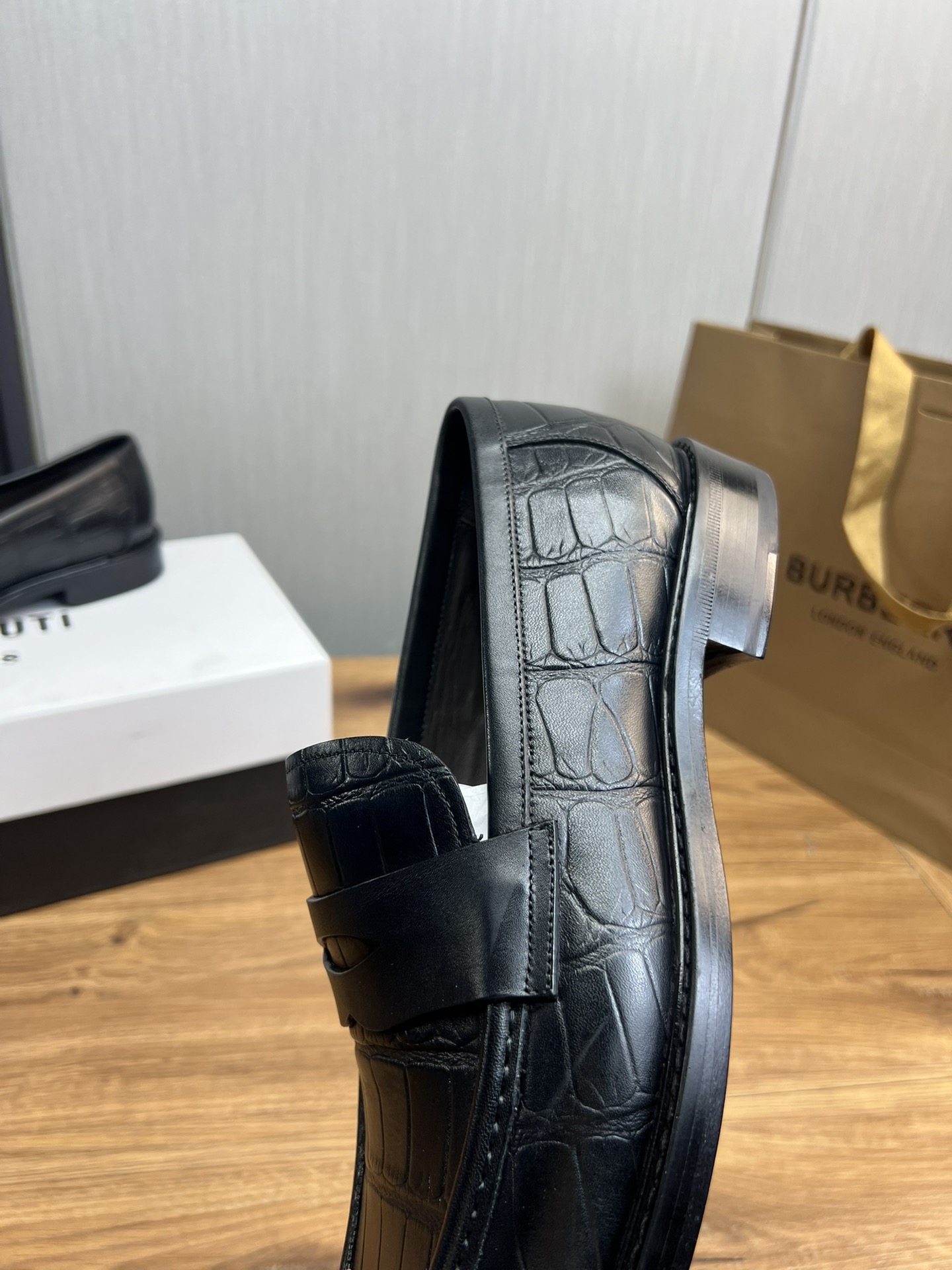 Precio de fábrica 510Berlut* Bruti. Nuevos hombres de color a mano zapatos formales boutique de gama