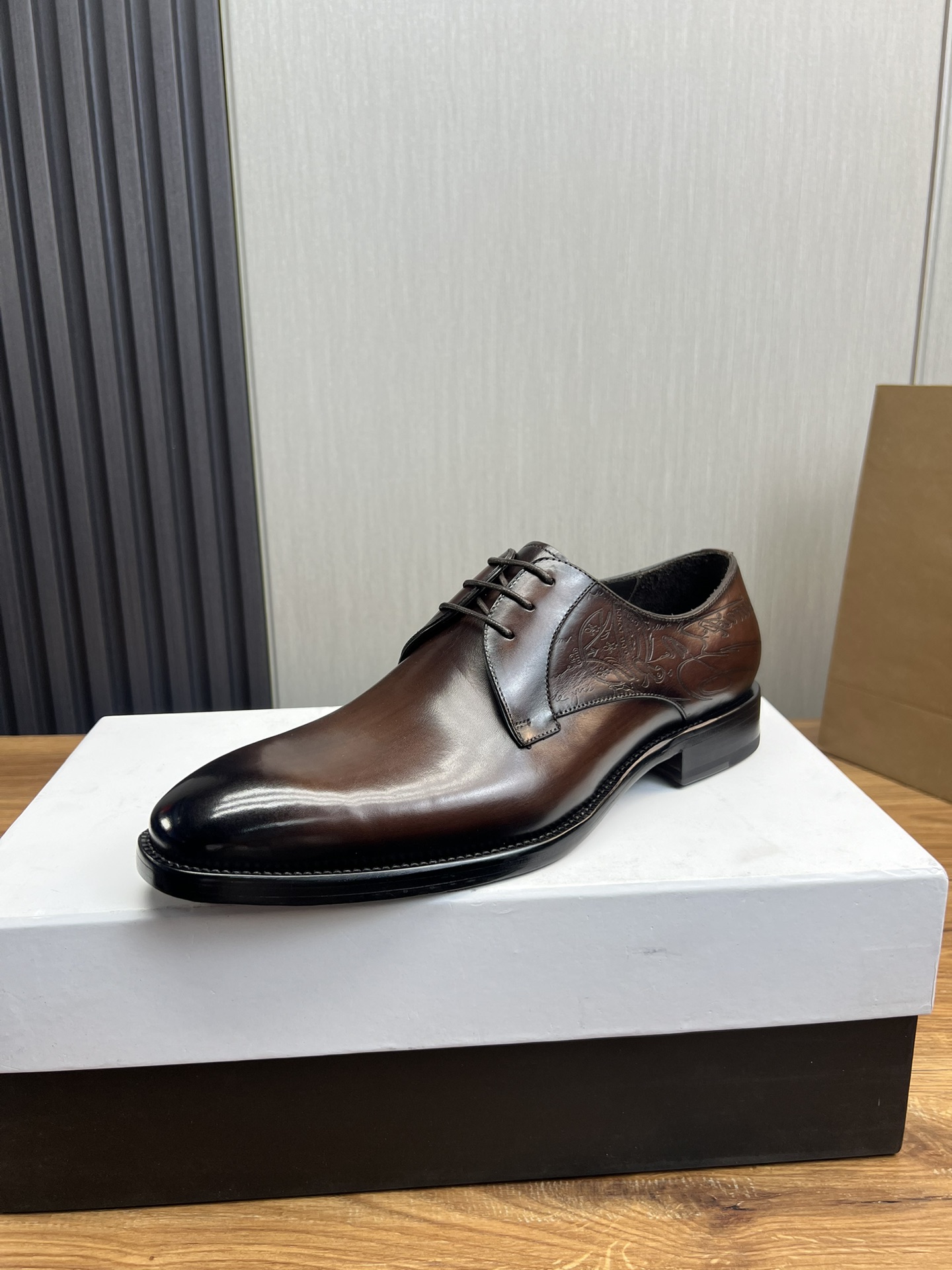Precio de fábrica 510Berlut* Bruti. Nuevos hombres de color a mano zapatos formales boutique de gama