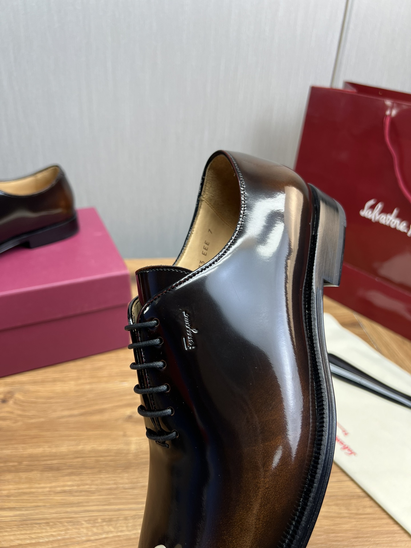 Ferragamo Men's Business Casual Leather Shoes 9 i1731266210 3367 5