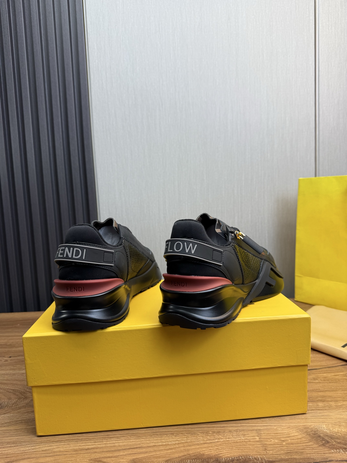 Fendi Men's Fashion Sneakers in Leather and Mesh, Lightweight and Durable 6 i1741889672474 7596 0 7