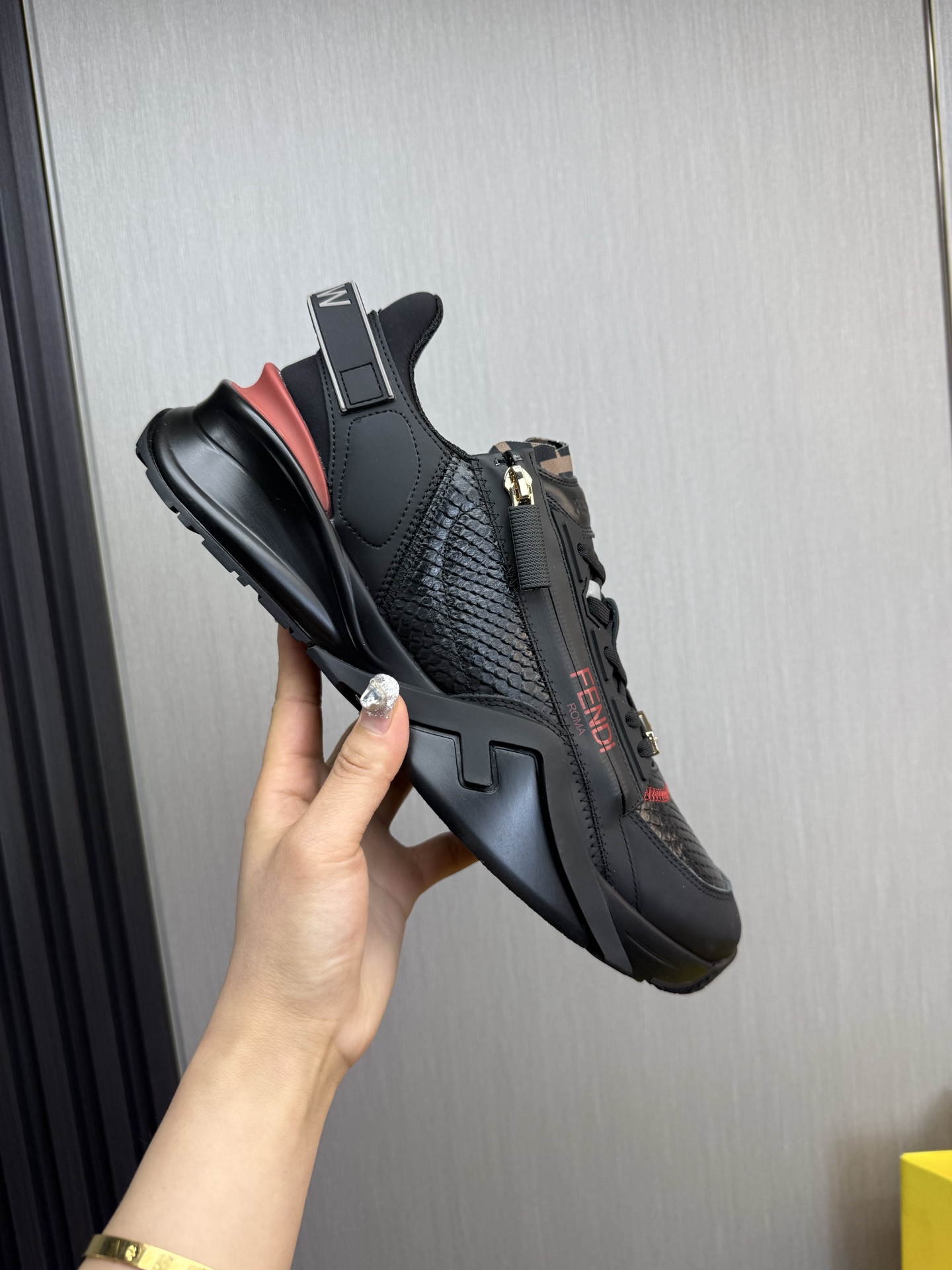 Fendi Men's Fashion Sneakers in Leather and Mesh, Lightweight and Durable 8 i1741889674327 8259 0 1