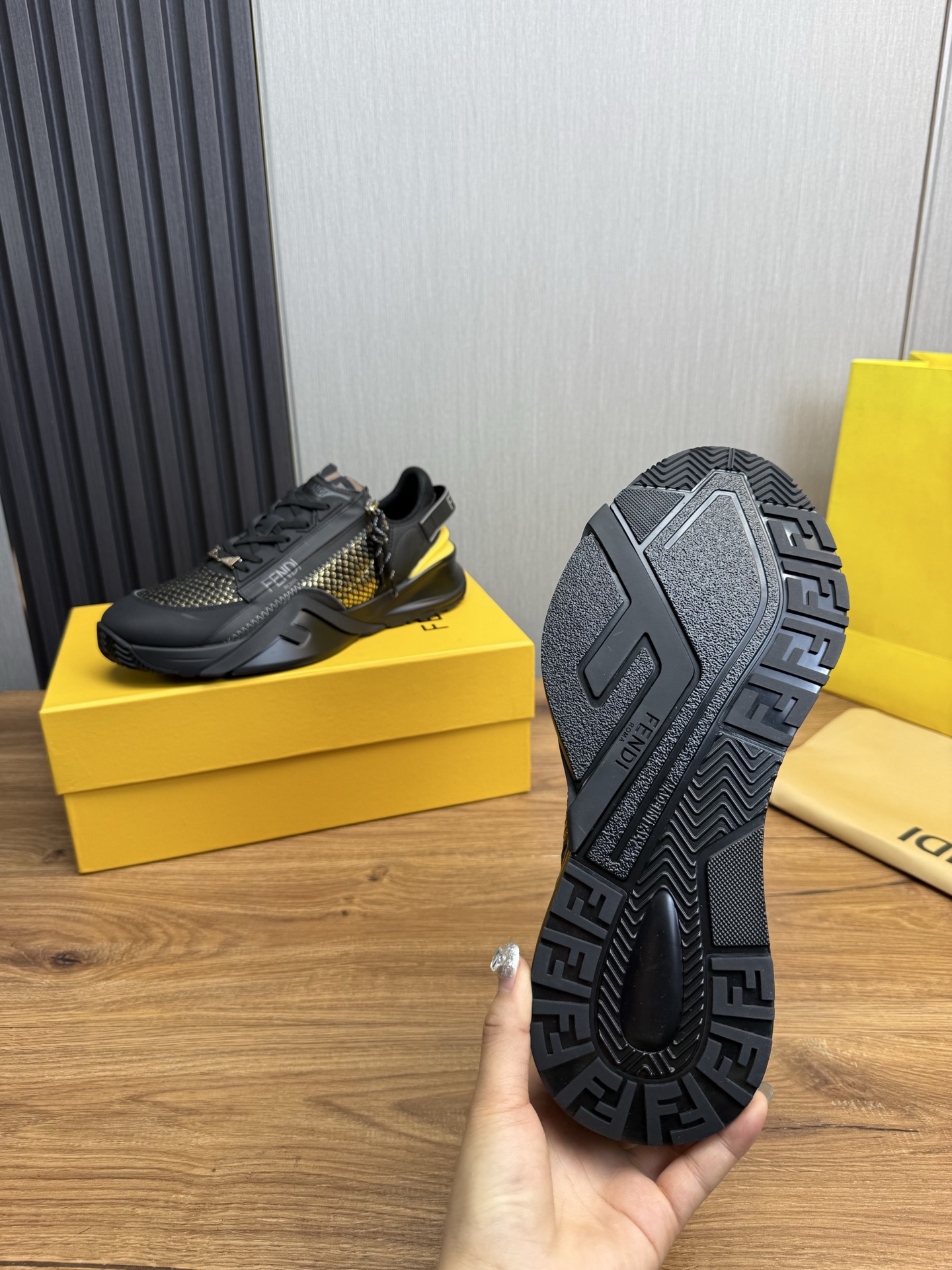 Fendi Men's Fashion Casual Sneakers - Premium Leather, Breathable, and Lightweight 11 i1741889750288 9406 0 10