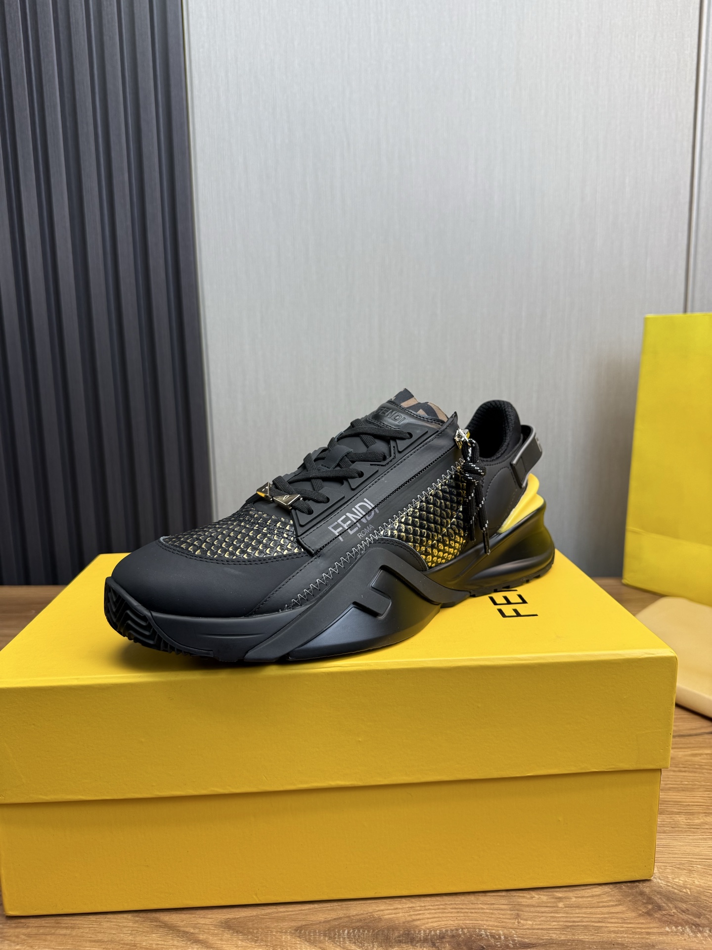 Fendi Men's Fashion Casual Sneakers - Premium Leather, Breathable, and Lightweight 5 i1741889750358 6671 0 11