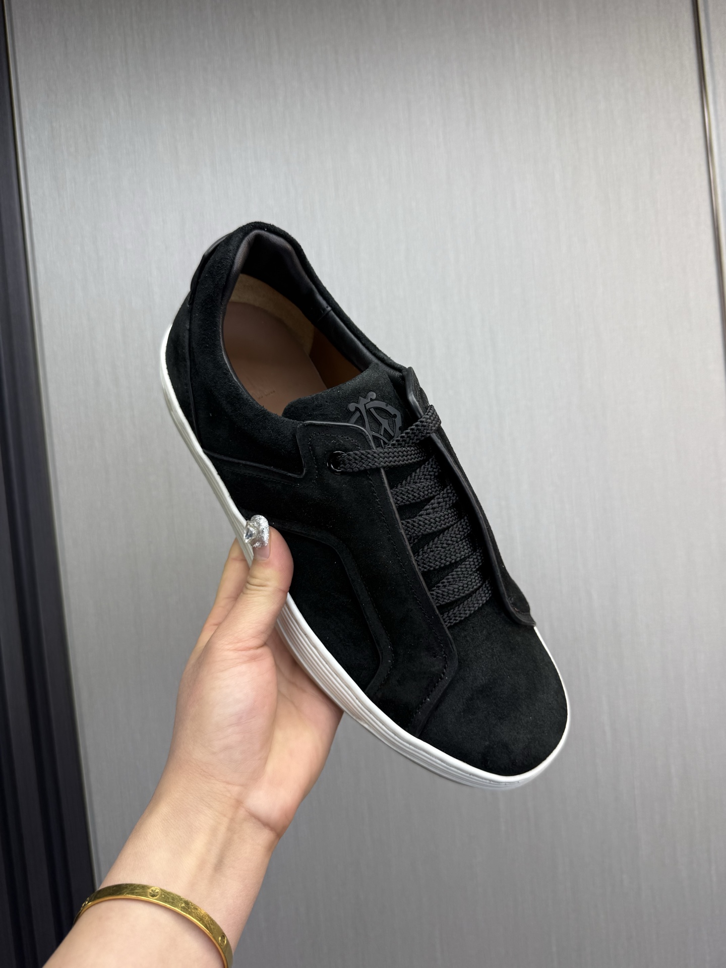 Dunhill Men's Black Suede Leather Casual Sneakers - Size 39-44 9 i1742498202624 9138 0 2