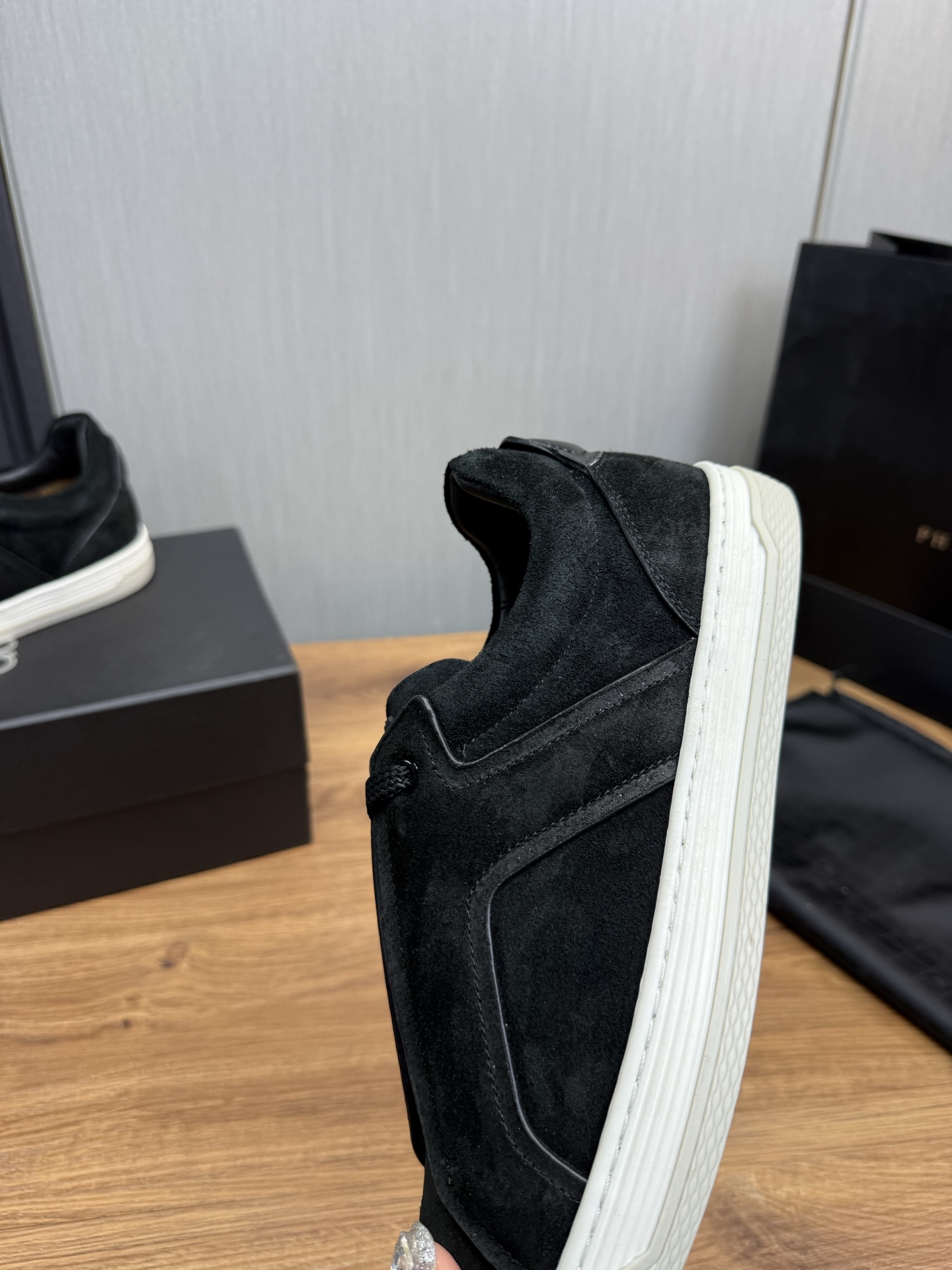 Dunhill Men's Black Suede Leather Casual Sneakers - Size 39-44 10 i1742498203705 2456 0 9