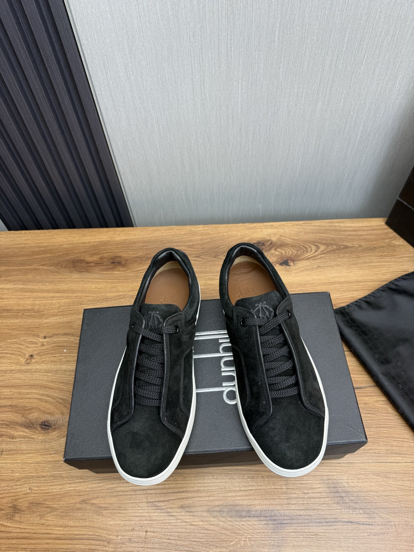 Dunhill Men's Black Suede Leather Casual Sneakers - Size 39-44 3 i1742498203729 9960 0 3