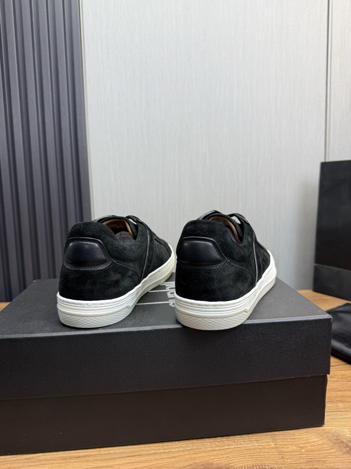 Dunhill Men's Black Suede Leather Casual Sneakers - Size 39-44 6 i1742498204329 4430 0 7