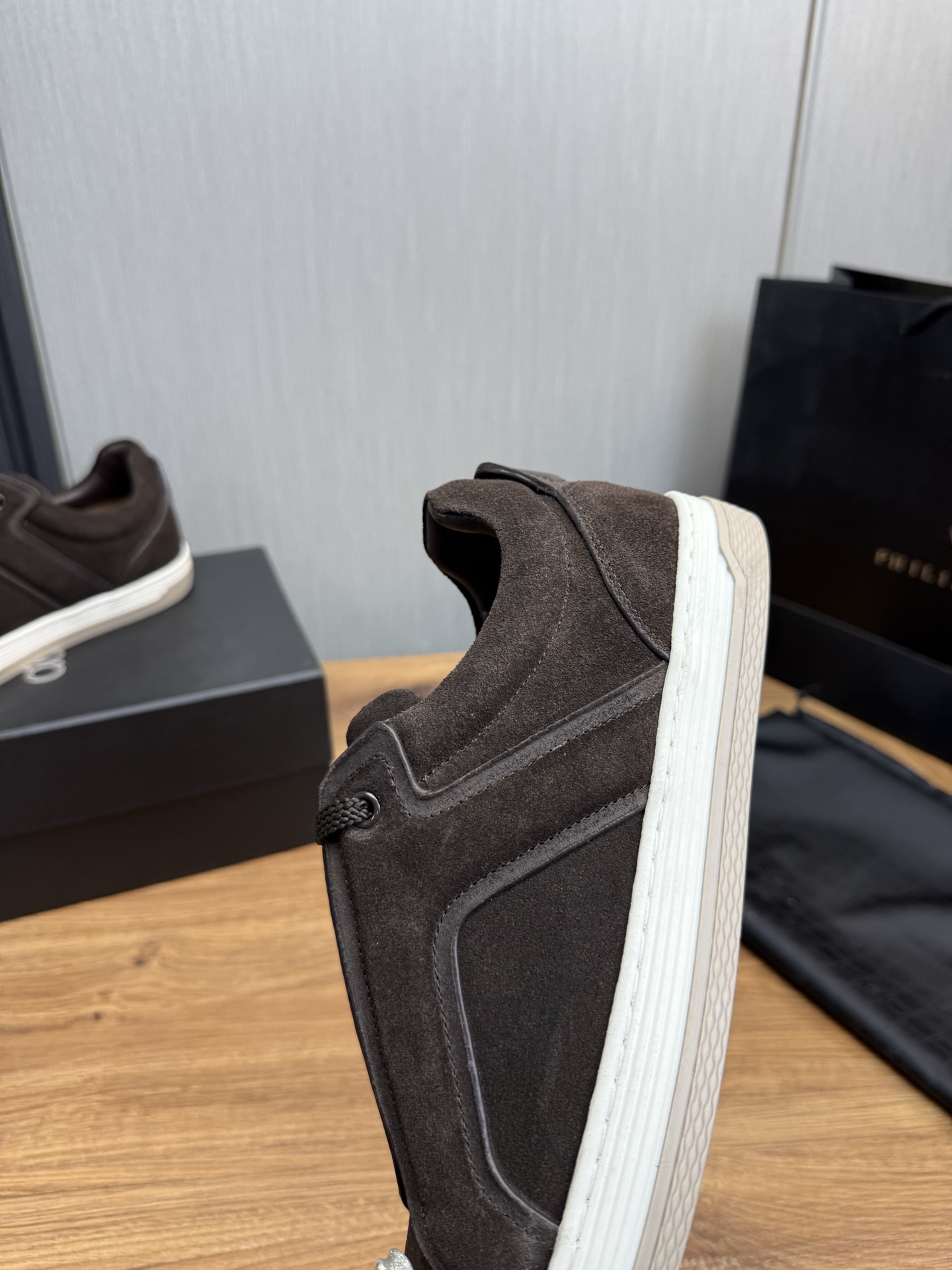 Dunhill Men's Brown Suede Leather Casual Sneakers, Sizes 39-44 10 i1742498384988 2079 0 9