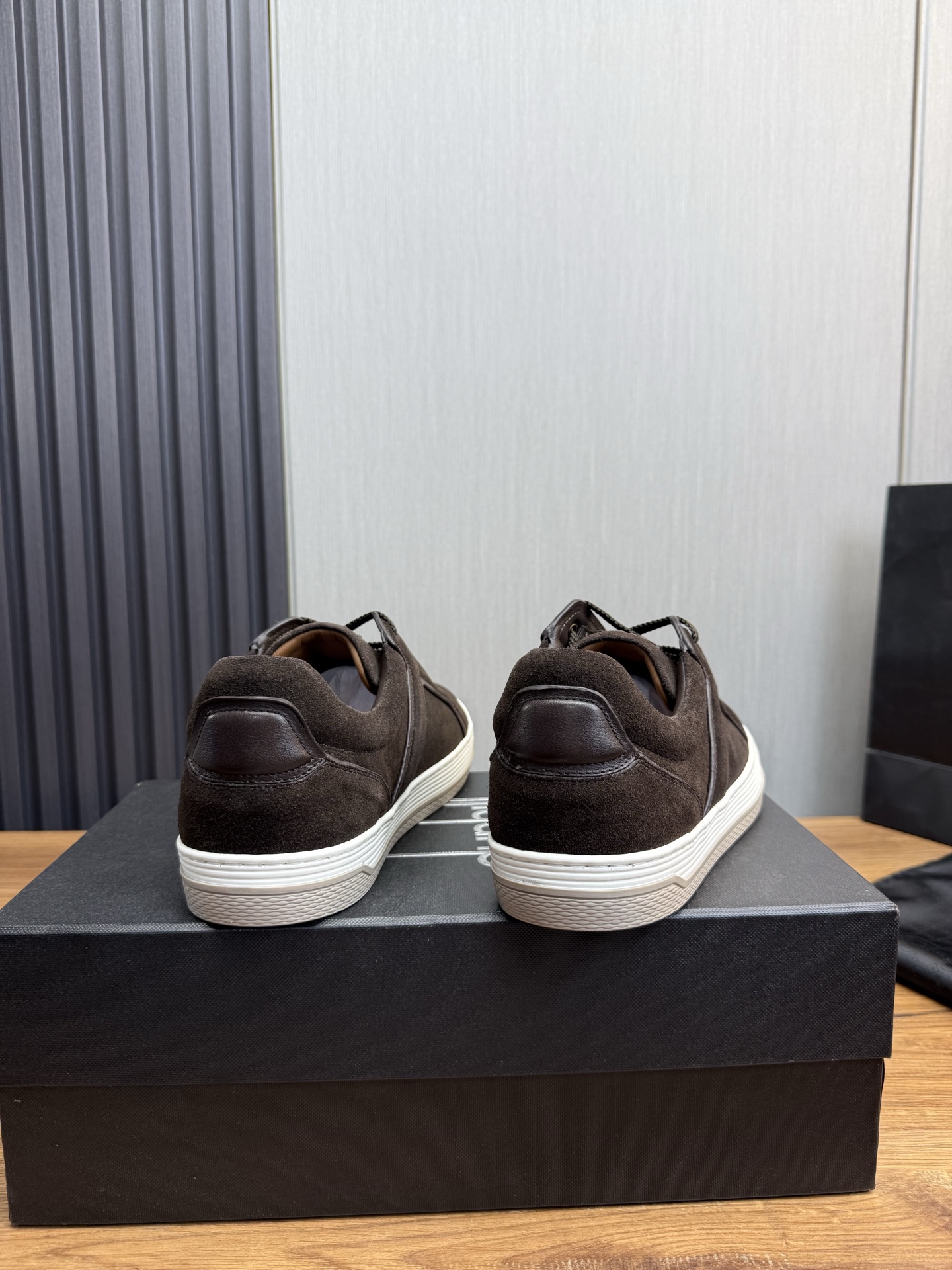 Dunhill Men's Brown Suede Leather Casual Sneakers, Sizes 39-44 6 i1742498385021 4914 0 7