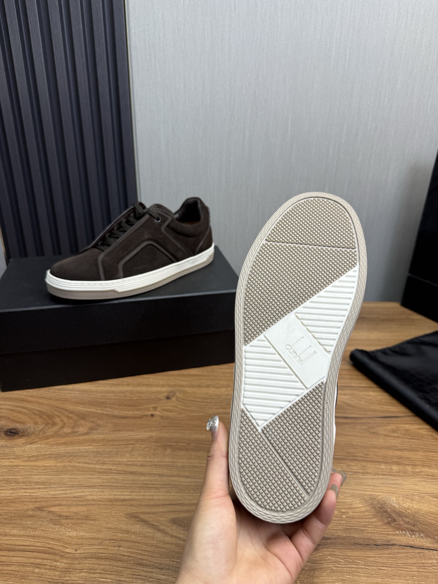 Dunhill Men's Brown Suede Leather Casual Sneakers, Sizes 39-44 12 i1742498386214 3286 0 11