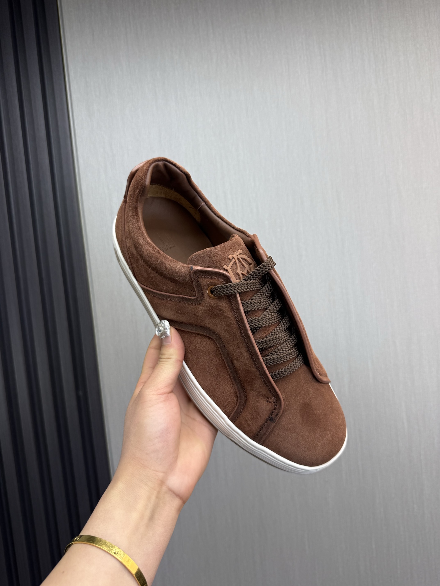 Dunhill Men's Suede Leather Low Top Sneakers, Stylish & Comfortable 9 i1742498620255 8909 0 2