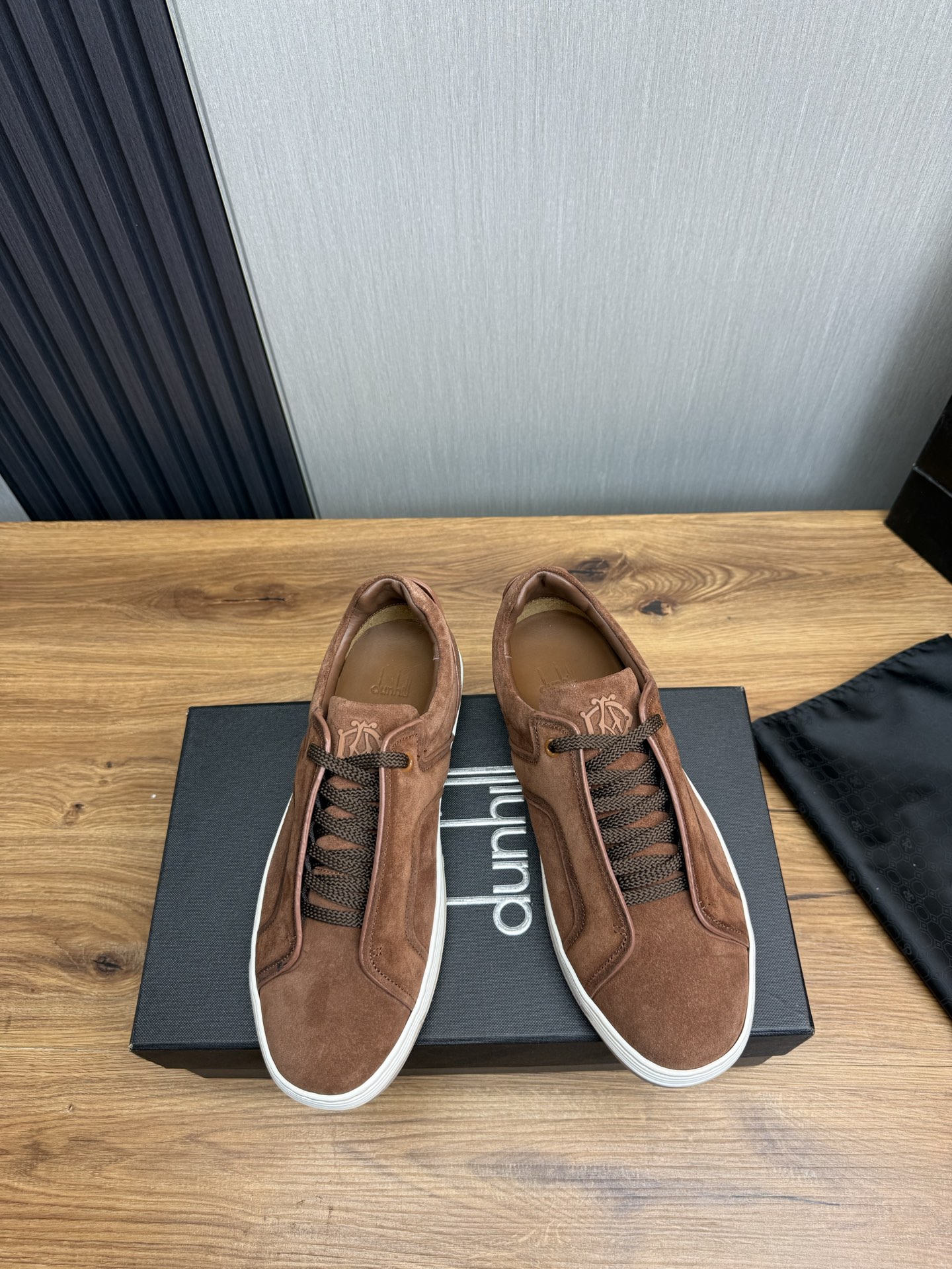 Dunhill Men's Suede Leather Low Top Sneakers, Stylish & Comfortable 3 i1742498621387 4445 0 3