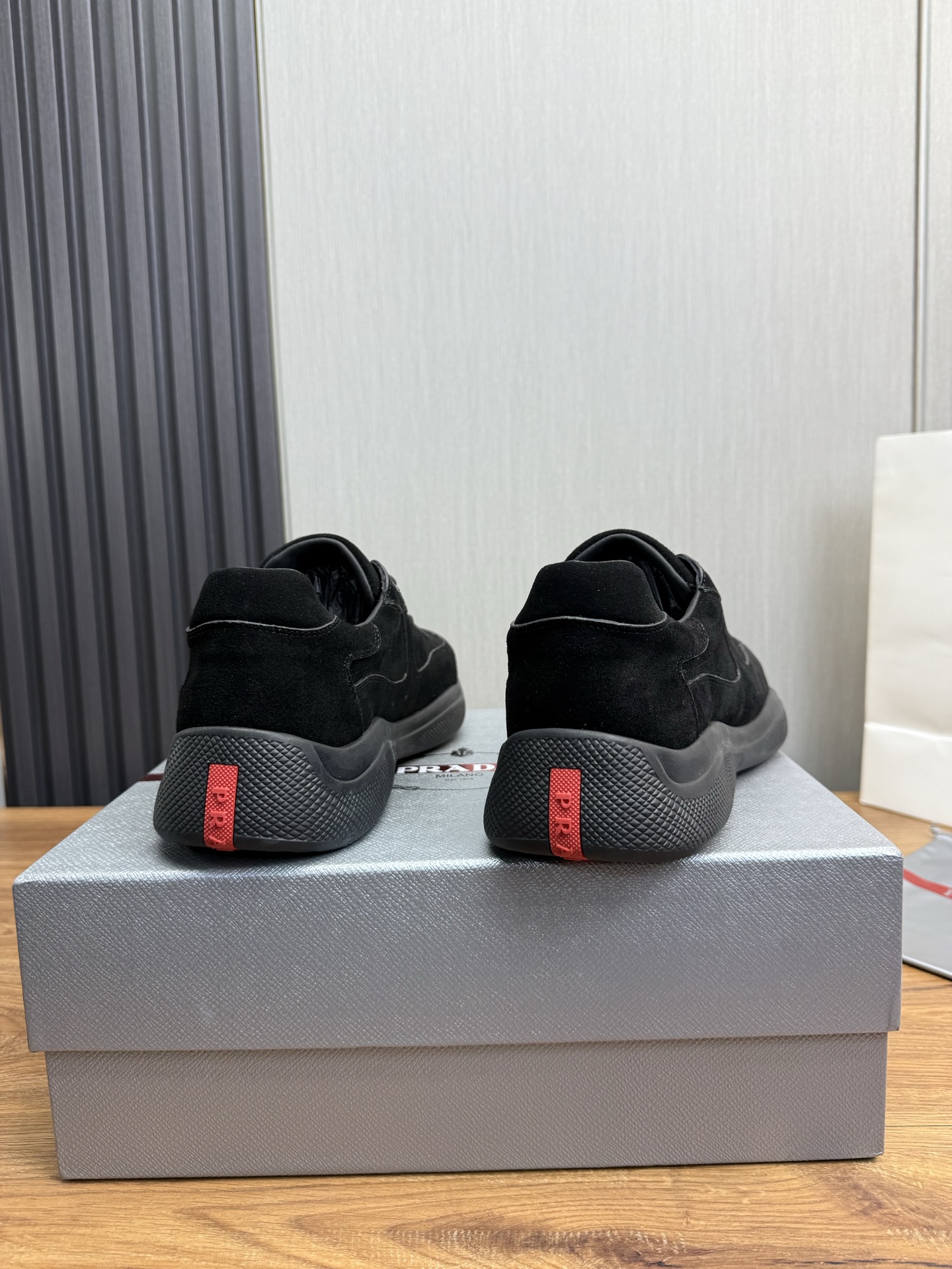 Prada Men's Suede Leather Sneakers - Stylish, Comfortable, and High-Quality 6 i1742498830285 9524 0 5