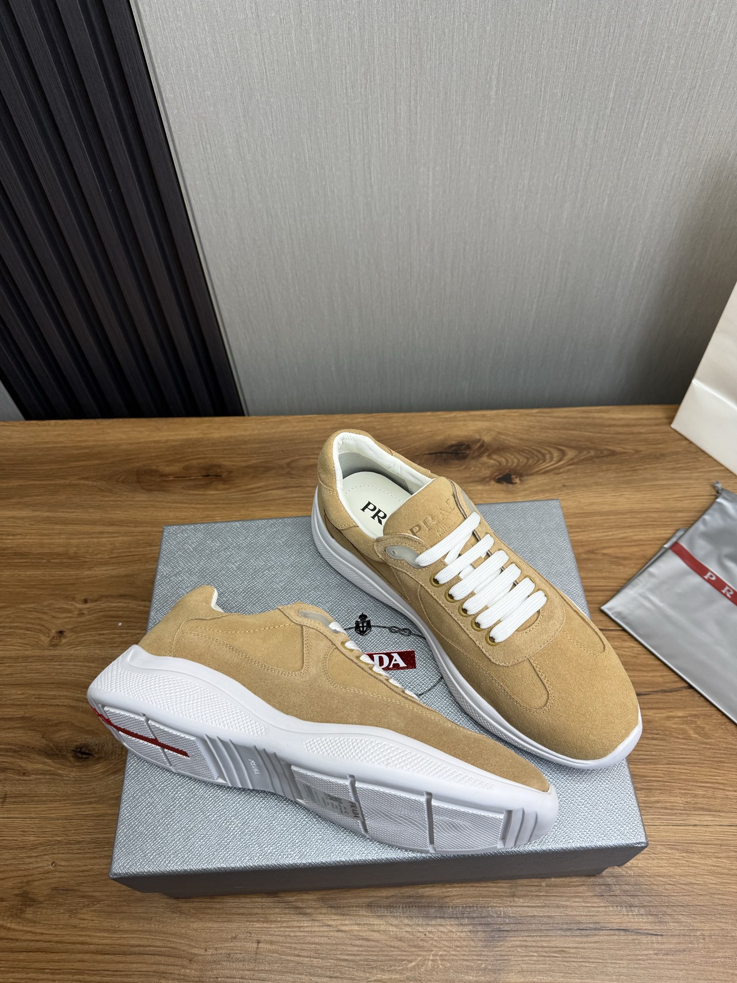 Prada Men's Suede Sneakers: Original Leather, Comfortable Fit, Sizes 38-45 7 i1742498880288 2797 0 4