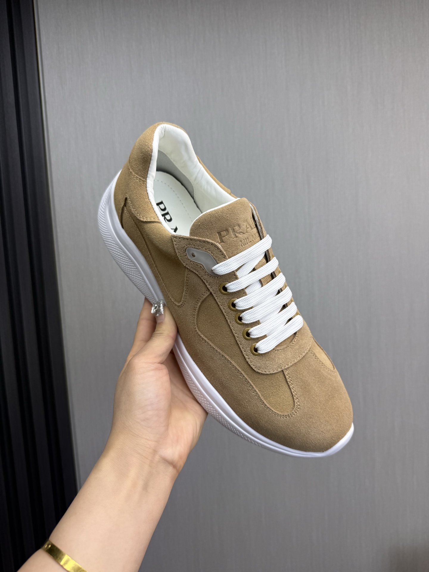 Prada Men's Suede Sneakers: Original Leather, Comfortable Fit, Sizes 38-45 9 i1742498880358 2190 0 1