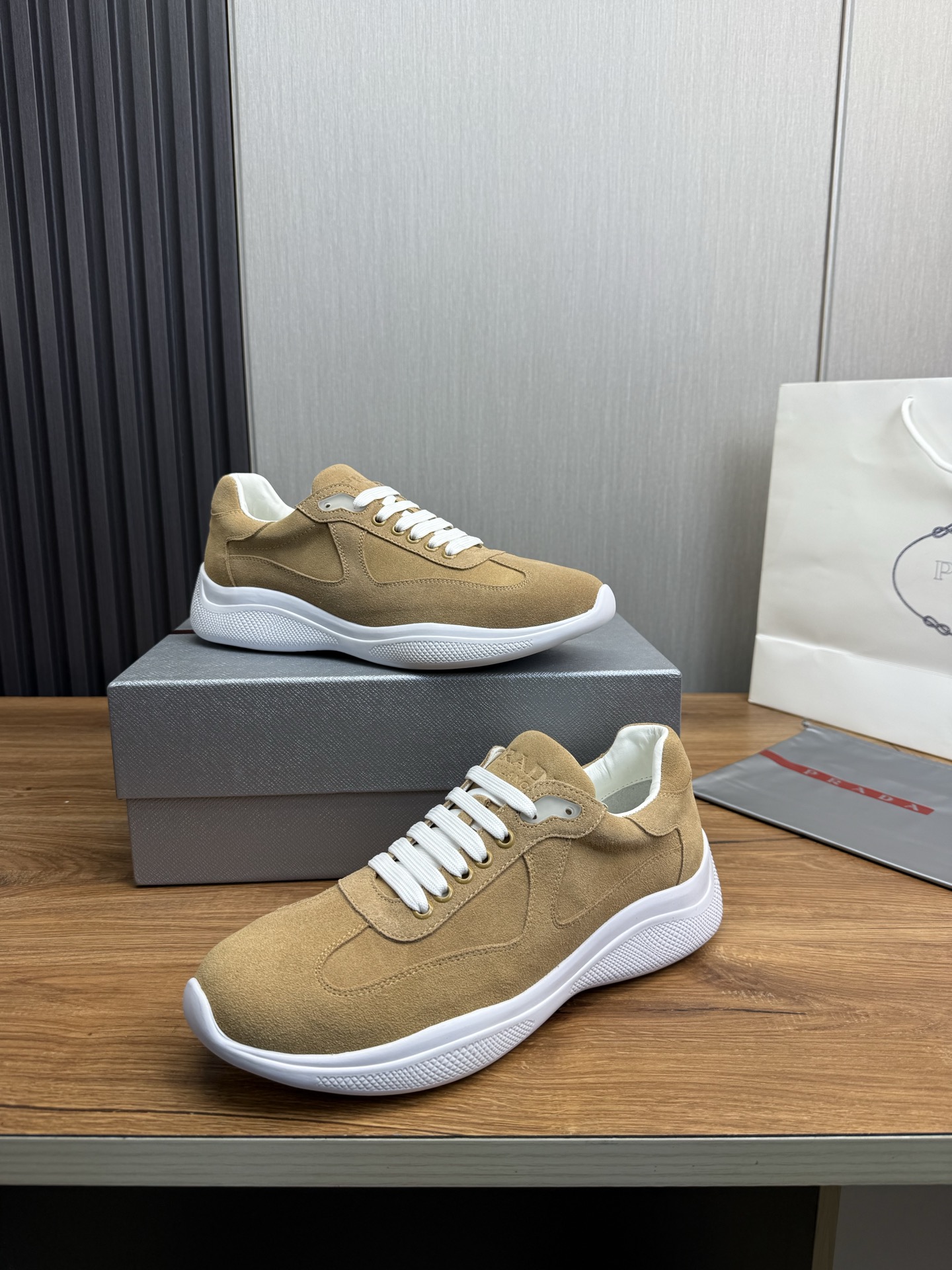 Prada Men's Suede Sneakers: Original Leather, Comfortable Fit, Sizes 38-45 5 i1742498881442 6077 0 7