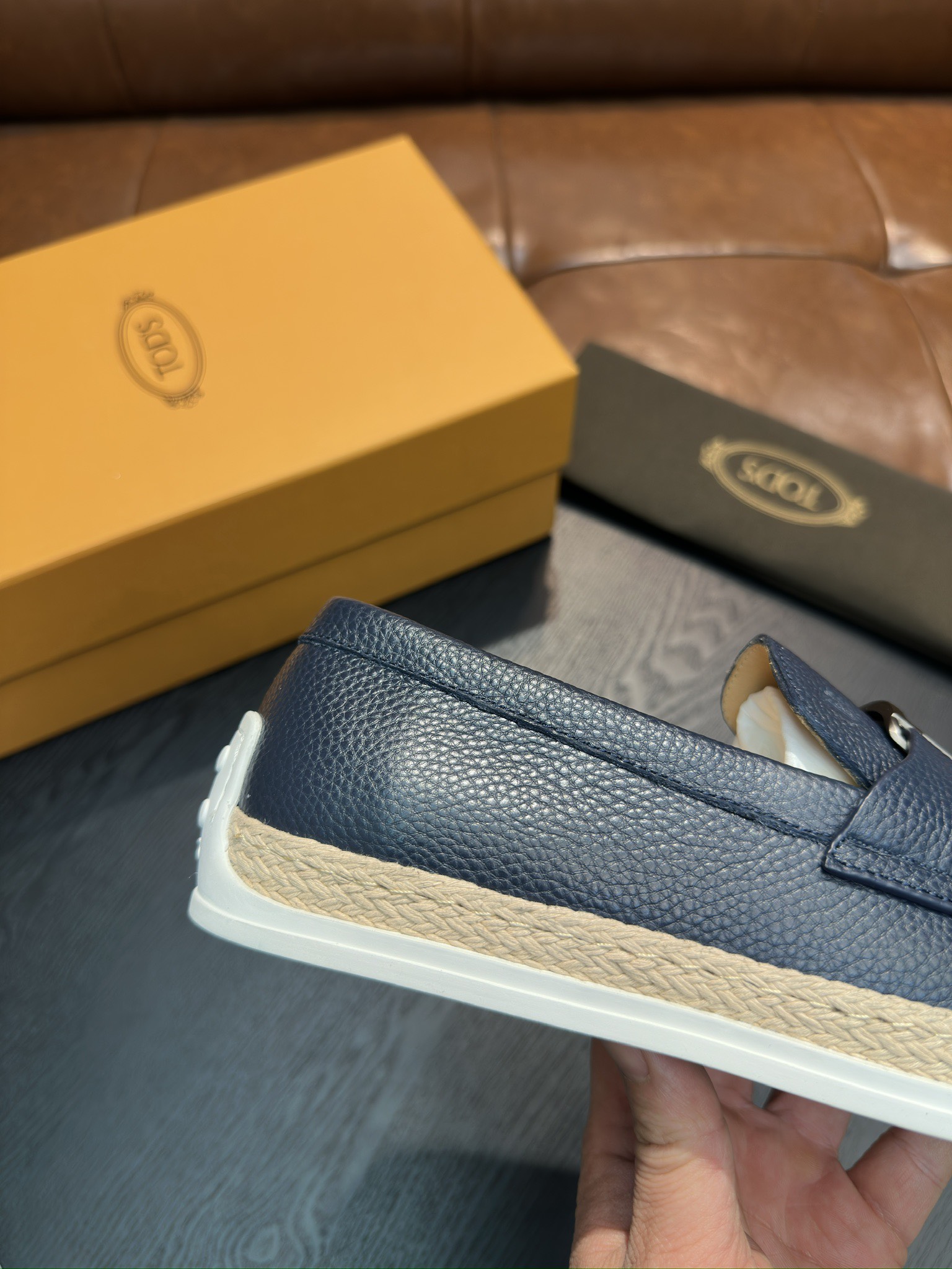 TOD'S Men's Leather Loafers with Metal Buckle - Classic & Comfortable 7 i1742583979584 8494 0 5