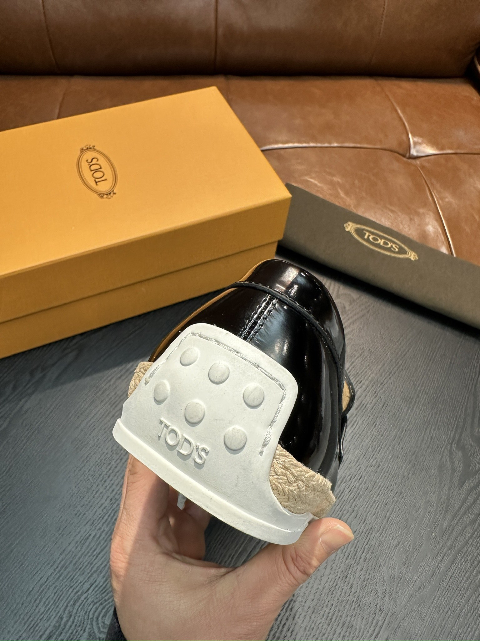 TOD'S Leather Loafers with Metal Buckle - Classic Comfort & Style 10 i1742584021889 5217 0 8