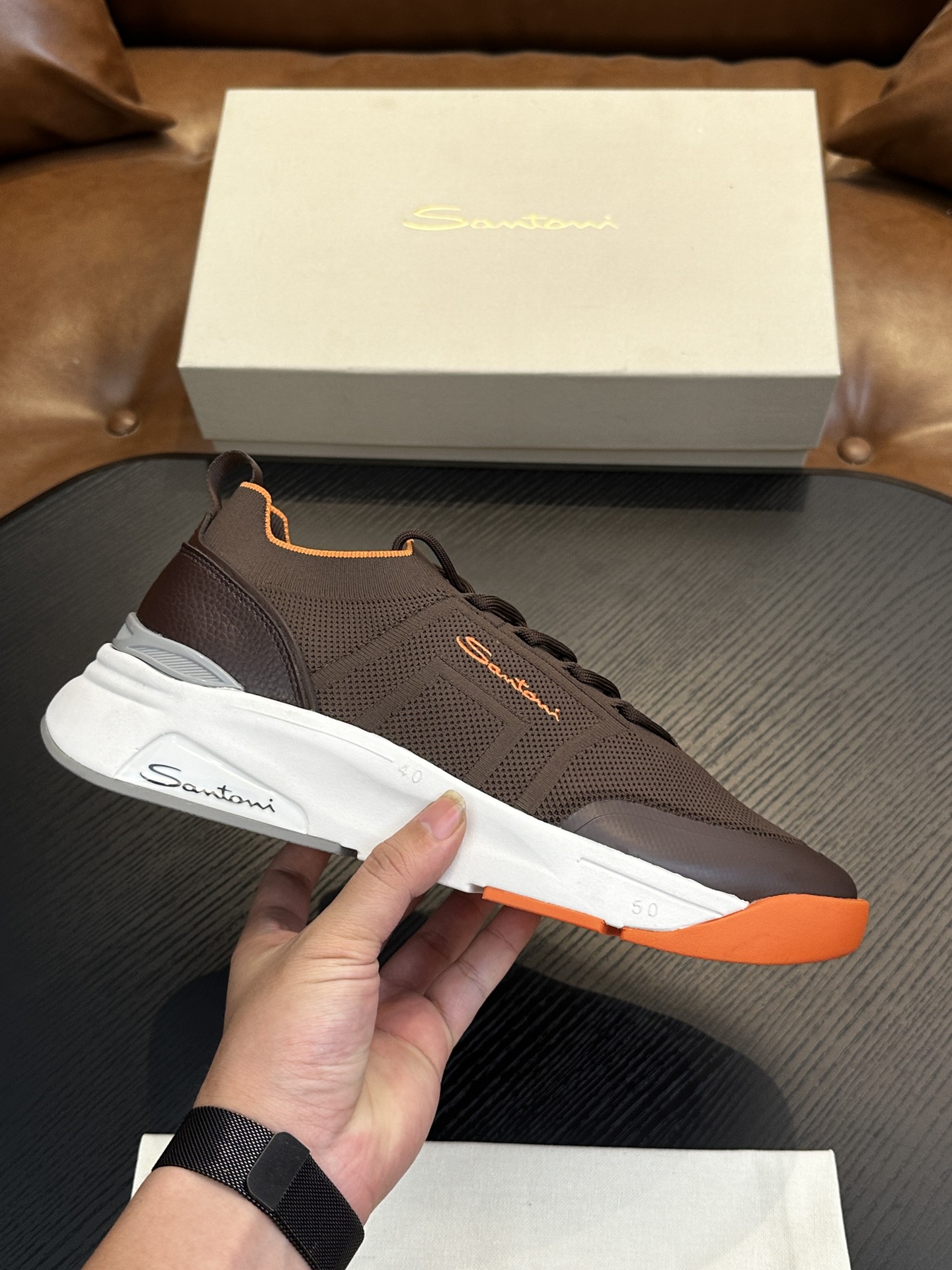 NO:274493,Santoni (Santoni) Italian men's handmade calfskin shoes shipped!  Each pair of shoes from this Italian pure handmade shoe brand is simple and classic, and it is very comfortable and versatile on the feet!  It is not accurate to describe the Italian shoe brand Santoni as a 