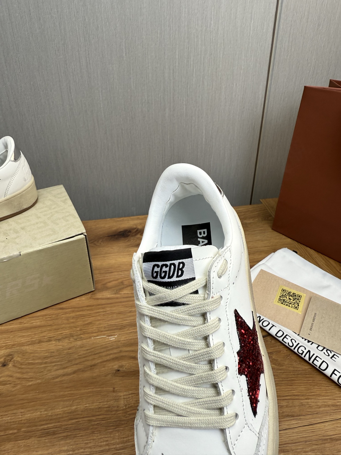 Golden Goose Ball Star Leather Sneakers with Red Glitter Star 11 i1744141262405 1721 0 9